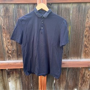 COS - Polo shirt - M - Black - super soft cotton